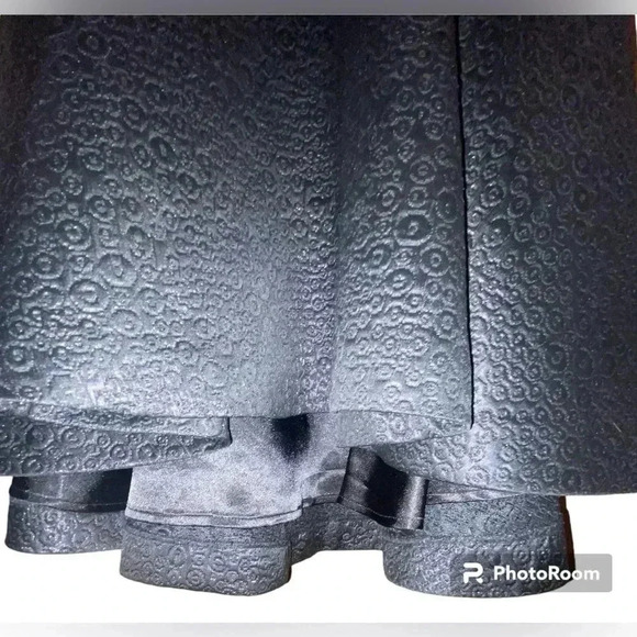 Elle rw&co ladies black dress size 2 business casual formal elegant dressy hi lo - Picture 4 of 5